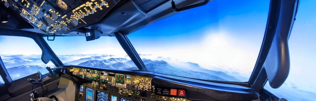 Exemple de paysage visible dans notre simulateur