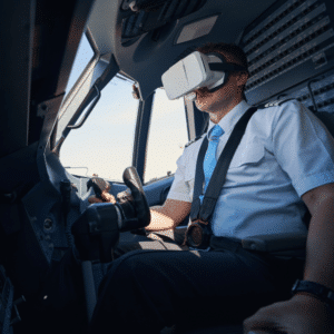 Réalité virtuelle simulateur de vol