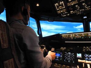 Simulateur de vol : Activité Indoor de Pilotage d'Avion de ligne