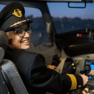 Expérience en simulateur de vol